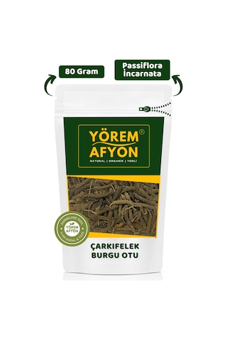 Geleneksel Tıbbın Sakinlik İksiri Çarkıfelek Burgu Otu, Fırıldak Otu Passiflora İncarnata 80gr.