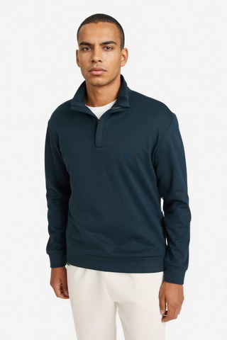 Defacto Standart Fit Modal Sweatshirt G8148ax25wnnv255 Lacivert-nv255