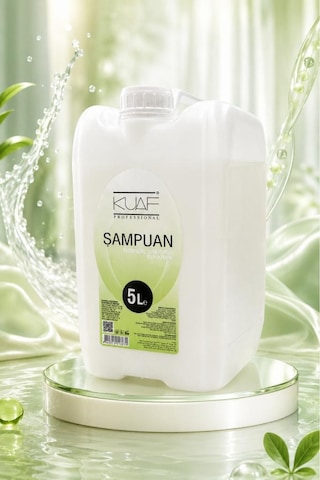 Kuaf Profesyonel Keratinli Tropikal Şampuan 5 Litre Beyaz X 4 Adet 1 Koli