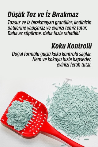 Reflex Plus Bebek Pudrası & Marsilya Sabunu Kokulu Tofu Kedi Kumu 7l X 2 Adet
