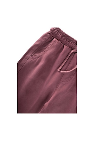 Cigit Dökümlü Kız Pantolon 2-12 Yaş Mürdüm