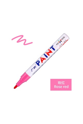 Aubyhe Pembe Gn-110 Boya Kalemi - Ofis İçin Siyah Kartta İmza, Doldurma Ve İşaretleme Fonksiyonuyla Dayanıklı Taş Kalemi Diğer