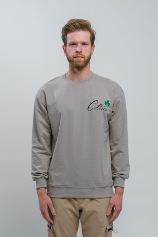 Oksit Celtics Önü Ve Arkası Baskılı Düşük Omuz Unisex Bisiklet Yaka Swe