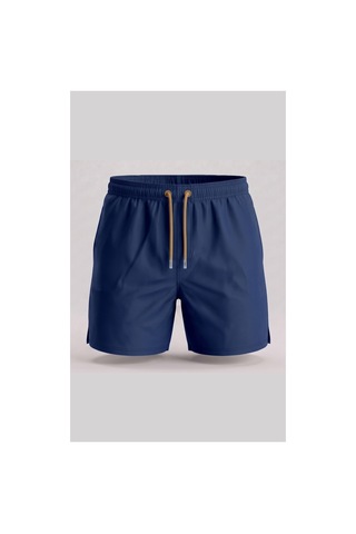 Wild Wood Garment Wild Wood "pacific Blue" Klasik Düz Hızlı Kuruyan Erkek Deniz Şortu Pacific Blue