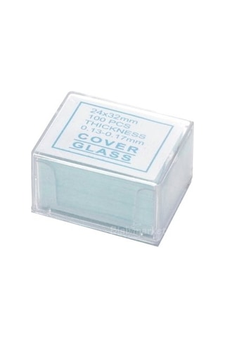 Borox Lamel Mikroskop Slayt İçin Cover Glass 24 x 32 MM 100'lü