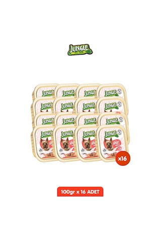 Köpek 100g Tahılsız Kuzu Etli Pate Alucup - 16 Adet