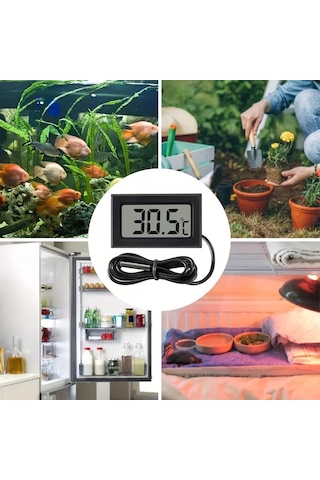 Büro Ev Ofis Hediyesi İçin Mini Problu Sızdırmaz Dijital Termometre