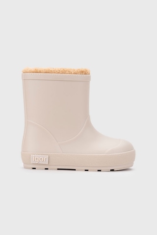 Igor Yogi Borreguito Çocuk Bej Kürklü Yağmur Çizmesi W10306-004 Bej