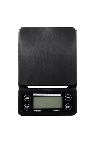 Bethjıam Hassas Kahve Tartısı, Mutfak Tartısı - Hassaslık: 0.1 Gr. / Max: 3 Kg - Zamanlayıcılı Dijital Tartı, T Genel