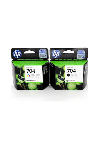 Hp 704 Cn692A / Cn693A / Siyah Ve Renkli Kartuş