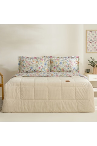 Karaca Home Ortiz Çift Kişilik Comfort Set Bej Bej