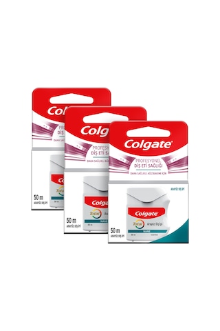 Colgate Total Profesyonel Diş Eti Sağlığı Arayüz Diş İpi 3 x 50 ML