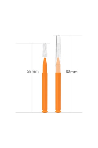 Wezone Yumuşak Kıllı Diş Arası Fırçası - I Tipi, 30 Adet, Aile Kullanımı İçin Uygun, Koruyucu Kapaklı, Pembe 0.6mm