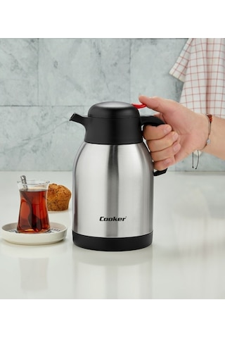 2 Litre Çift Kat Paslanmaz Çelik Termos 12-24 Saat Soğuk, 8-12 Saat Sıcak Tutma Diğer