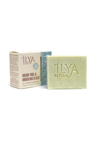 İlya Natural Ruşur Taşı & Hindistan Cevizi Özlü Hatay %100 Doğal El Yapımı Banyo Sabunu 100 G