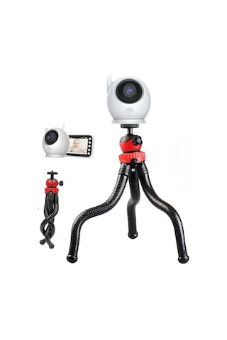 Ct Ahtapot Ayaklı Universal Ahtapot Gorilla Tripod Pratik Bebek İzleme Kamerası Uyumlu Tripod