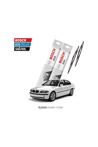 Bmw E46 Silecek Takımı 1998-2005 Bosch Eco