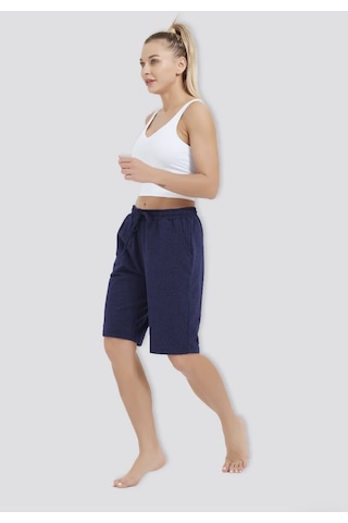 Superlife Kadın Regular Fit Şort Spr24srk62 Lacivert