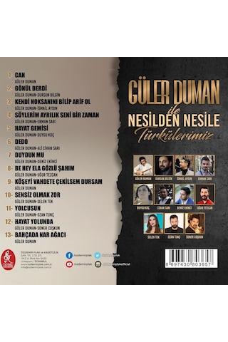 Güler Duman İle Nesilden Nesile Türkülerimiz (Cd)