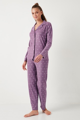 Lela Bayan Pijama Takımı 60956601 Lila LILA