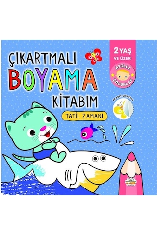 2 Yaş Ve Üzeri Çıkartmalı Boyama Kitabım Seti 4 Kitap
