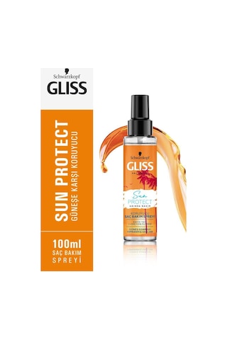 Schwarzkopf Gliss Sun Protect Koruyucu Sprey Saç Bakım Kremi 100 ML