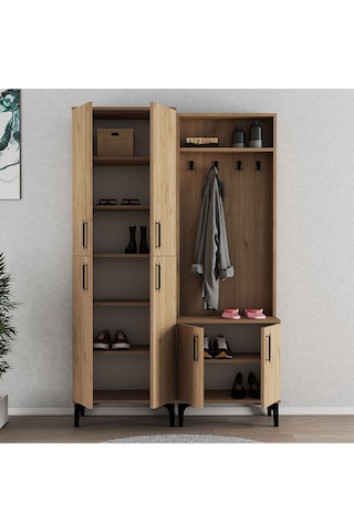 Ferniso Mobilya Portmanto+ayakkabılık Ceviz