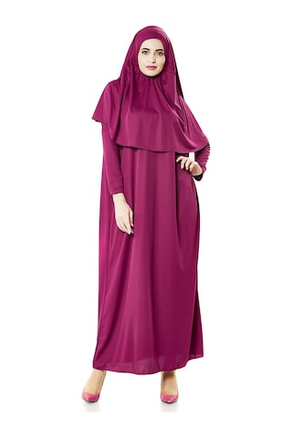 Tek Parça Namaz Elbisesi - Fuşya - 5015