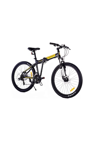 Geotech Fold Up 26d 26 Jant 21vites Md 45cm Katlanır Bisiklet Mat Siyah - Sarı