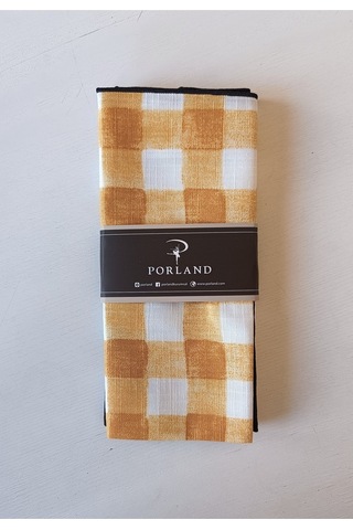 Porland Hardal Ekose 2 Adet Peçete 45x45 Cm