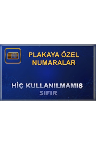 Bartın Plaka Hiç Kullanılmamış Özel Numara 539 5X1 7474
