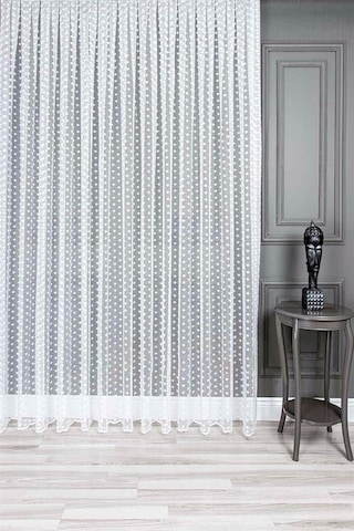 Evdepo Home Kullanıma Hazır Örme Tül Perde (541910123)