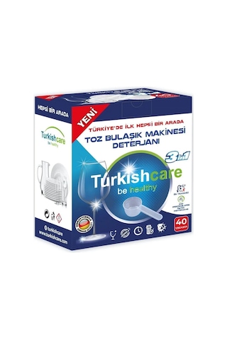 Turkishcare Toz Bulaşık Makinesi Deterjanı 6 x 40 Yıkama