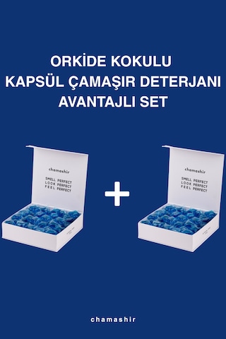 2'li Orkide Çiçeği Kokulu Kapsül Çamaşır Deterjanı Seti 59 Yıkama - Renkliler Ve Beyazlar İçin Diğer