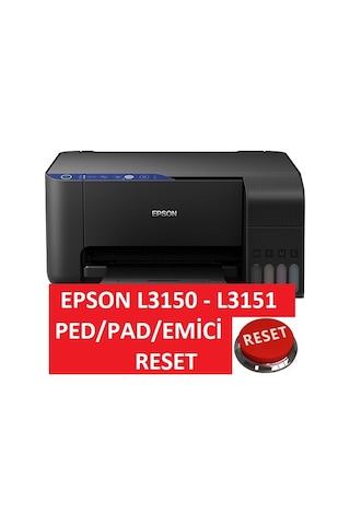 Epson L3150 - L3151 - L3110 Ped/Pad/Emici Dolu Reset