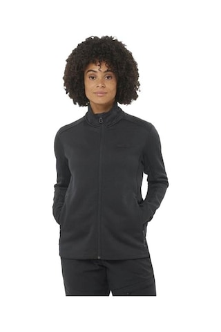 Salomon Sntıal Mıdfleece Fz W Kadın Ceket Lc2294000 Siyah