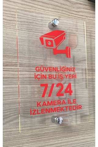 Güvenlik Kamerası Uyarı Tabelası