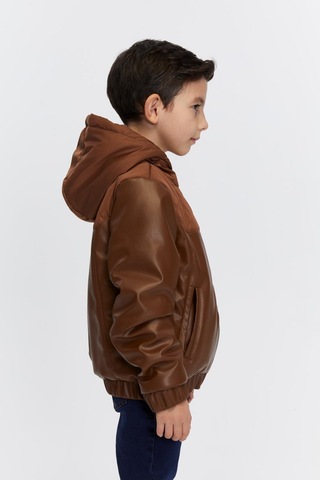 Benitto Kids Erkek Çocuk Mevsimlik Ceket 51321 Kahve Kahverengi