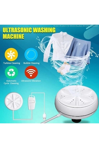 Mini Portatif Çamaşır Makinesi Çok Renkli