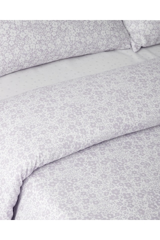 English Home Blossira Kolay Ütülenir Çift Kişilik Çarşaflı Nevresim Takımı 200x220 Cm Lila Lila