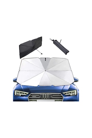 Araç Oto Katlanabilir Şemsiye Ön Cam Güneşlik 145 CM-79 CM
