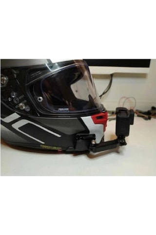 Kask Gopro Ön Uzatma Kolu Montajı Siyah