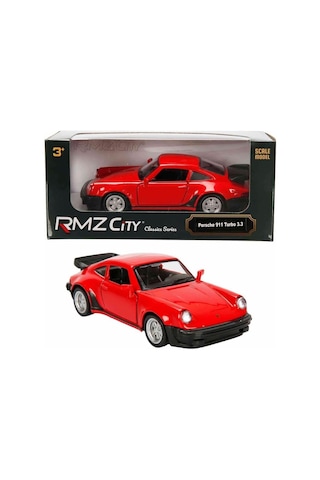 1:32 Alman Klasikleri Serisi Die Cast Çek Bırak Model Araba - 911 Kırmızı