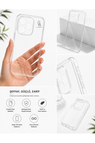 Honor 600 Lite İle Uyumlu Kılıf Şeffaf Esnek Silikon Telefon Kılıfı Kapak