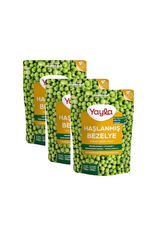 Yayla Haşlanmış Bezelye 3 x 700 G