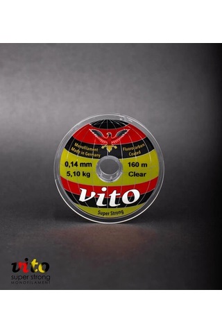 Vito Süper Strong Monoflament Şeffaf Misina 160 Metre 0,14mm - Standart