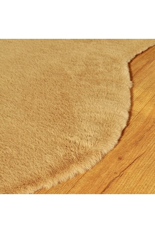 Tappeto Re x  Tavşanı Çift Kafa Post Camel (22 mm Tüy)-60 x 100