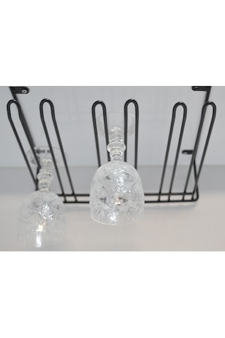 Siyah 3 Bölmeli Bar Kadehlik Bardaklık