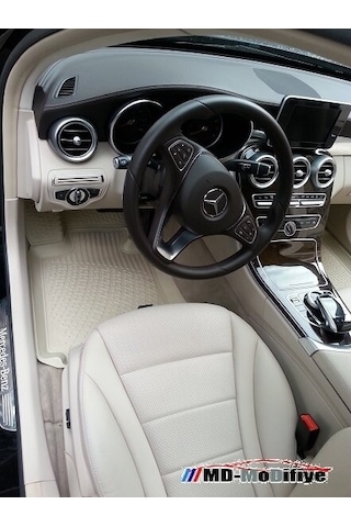 Mercedes C200 C200D C180 3D Bej Havuzlu Paspas. W205 Bej Renk. 20
