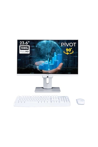 Turbox TAX1309 i7-1265U 16 GB 1 TB M2 NVMe SSD 23.6" Free Dos FHD Pivot AIO Masaüstü Bilgisayar